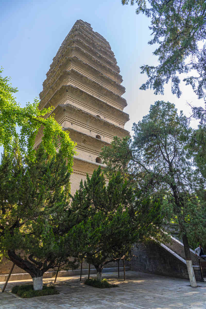 China - Xi'an 057 - templo Jianfu - pagoda de la Oca Silvestre.jpg